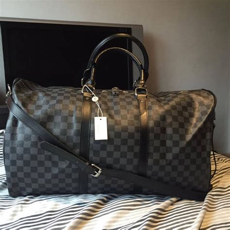 lv mens weekend bag|louie vuitton weekender bag.